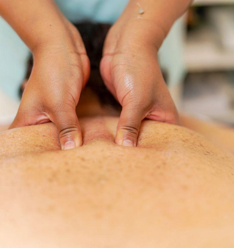 Trigger Point Therapy session